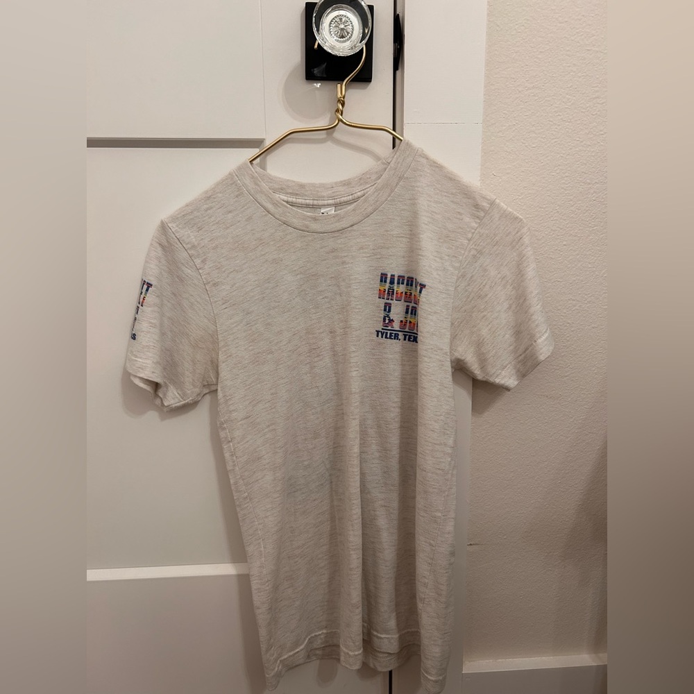 Racquet and jog t shirt
